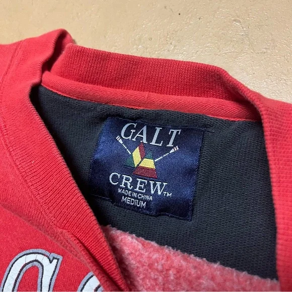 Vintage Wisconsin Badgers Gant Reverse Weave Styled Crewneck Medium - Picture 3 of 5